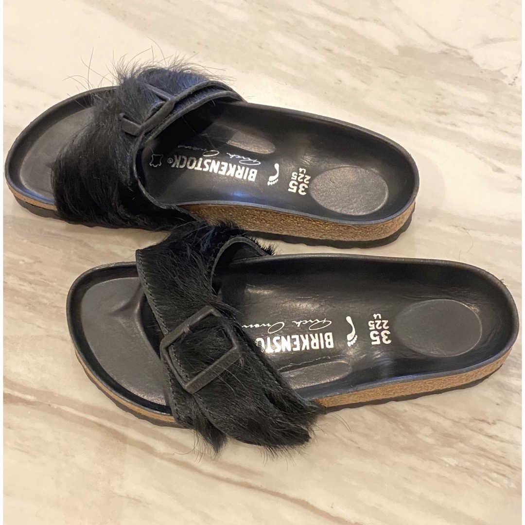 黒35リックオウエンス×ビルケンシュトックレザーサンダルBIRKENSTOCK