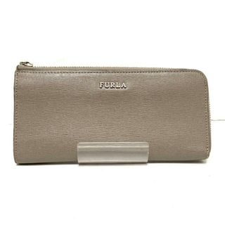 フルラ(Furla)のフルラ 長財布 - グレーベージュ レザー(財布)