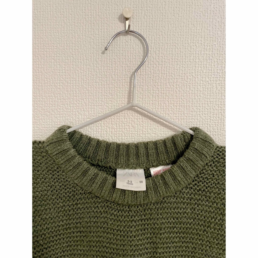 ZARA KIDS(ザラキッズ)の【ZARA KIDS】セーター キッズ/ベビー/マタニティのキッズ服男の子用(90cm~)(ニット)の商品写真