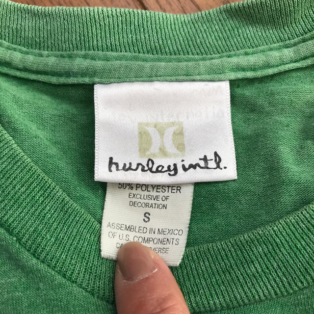 Hurley(ハーレー)のHurley♡緑Tシャツ レディースのトップス(Tシャツ(半袖/袖なし))の商品写真