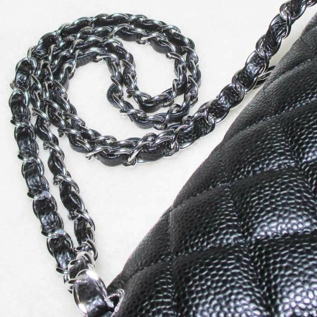 CHANEL(シャネル)のシャネル マトラッセ キャビアスキン チェーンショルダーバッグ ブラック レディースのバッグ(ショルダーバッグ)の商品写真