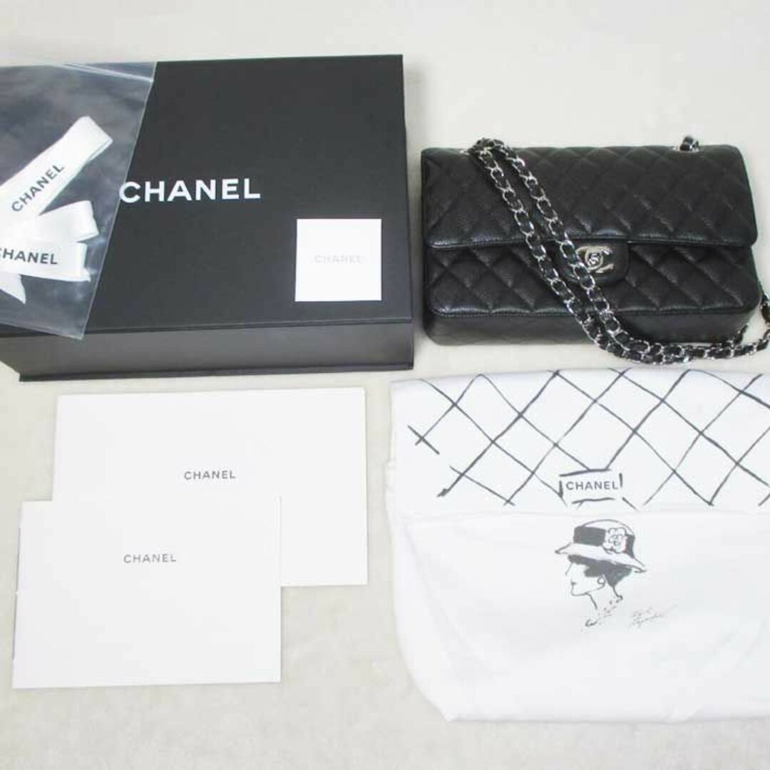 CHANEL(シャネル)のシャネル マトラッセ キャビアスキン チェーンショルダーバッグ ブラック レディースのバッグ(ショルダーバッグ)の商品写真