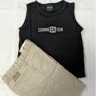 コムサイズム(COMME CA ISM)のコムサ　90size　ハーフパンツ　タンクトップ(パンツ/スパッツ)