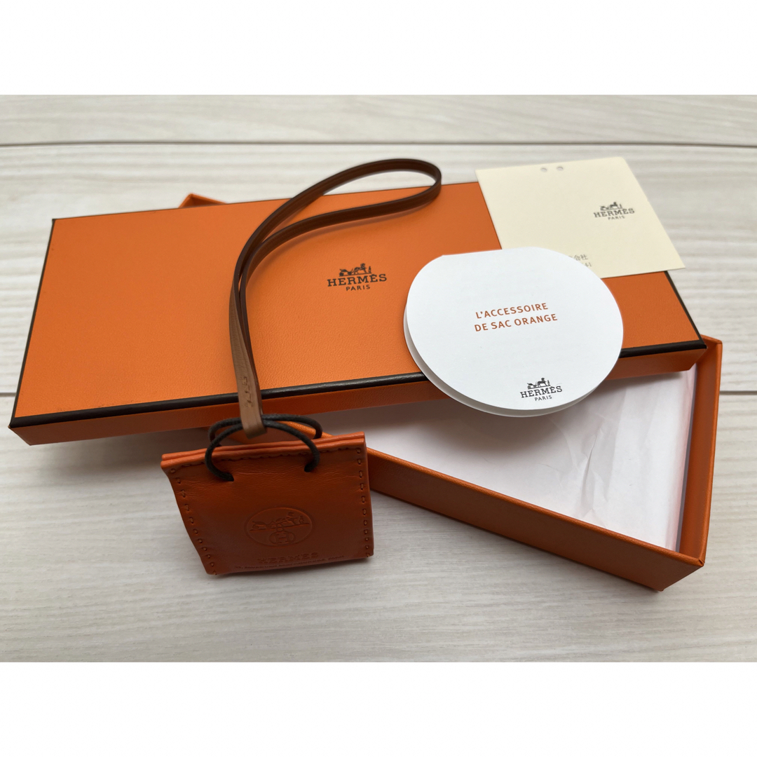 HERMES サックオランジュバックチャーム新品 1