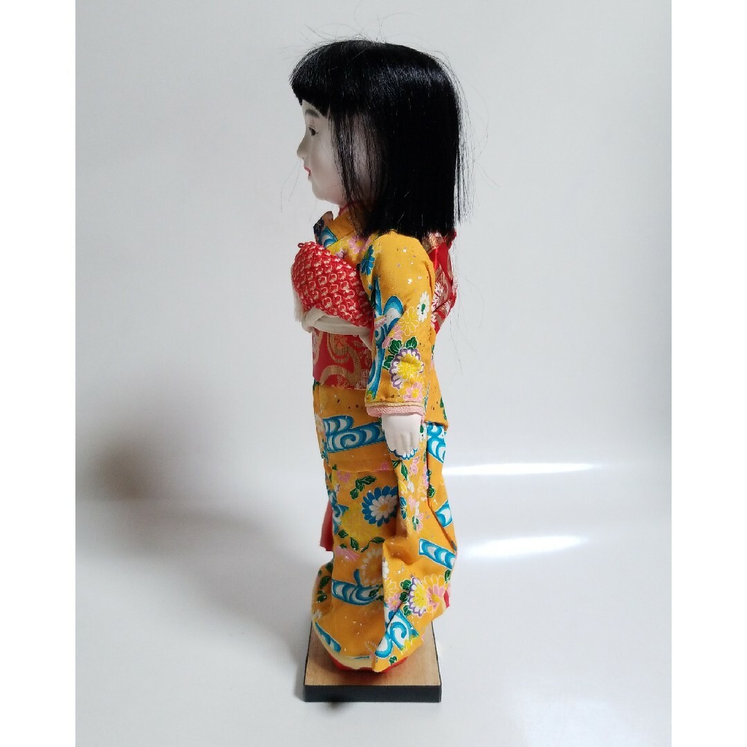 市松人形 拾弍号 恵 友禅着付 光 美術 お人形 約40cm