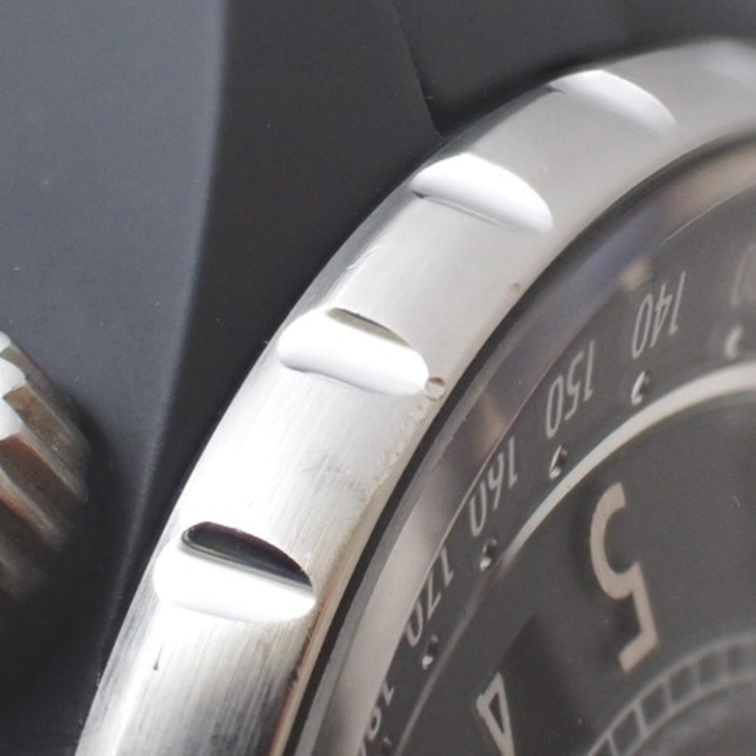 シャネル J12 スーパーレッジェーラ 自動巻き 腕時計 クロノグラフ セラミック ブラック 2018年1月購入 H3409 メンズ 40802066355【アラモード】