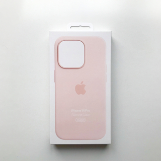アップル(Apple)の新品　Apple純正品　iPhone14 Pro シリコンケース　チョークピンク(iPhoneケース)