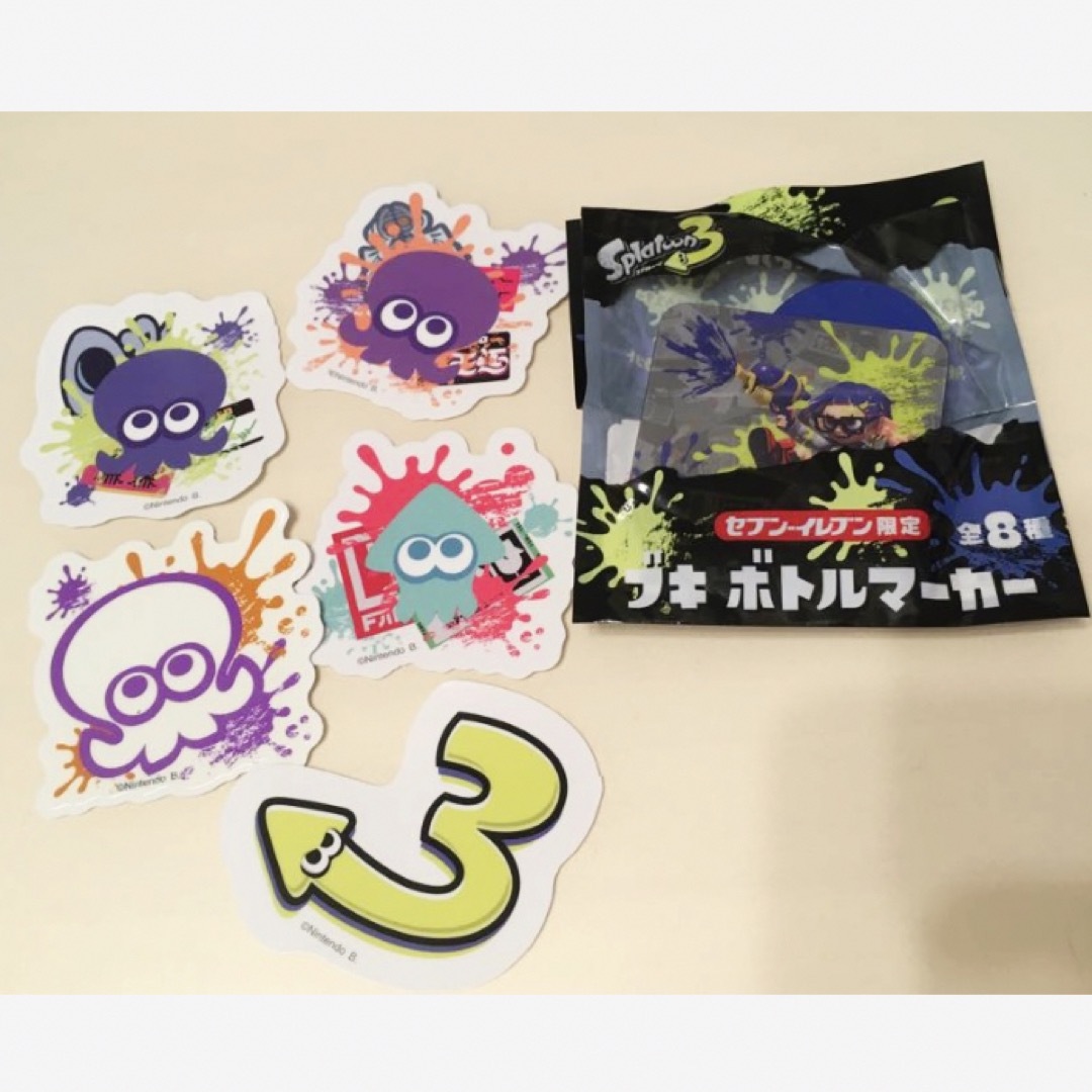 任天堂(ニンテンドウ)のスプラトゥーン3 ステッカー&ブキボトルマーカー エンタメ/ホビーのおもちゃ/ぬいぐるみ(キャラクターグッズ)の商品写真