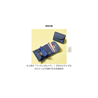 マッキントッシュフィロソフィー(MACKINTOSH PHILOSOPHY)のMonoMaxモノマックス2023.9月マッキントッシュ フィロソフィーミニ財布(折り財布)