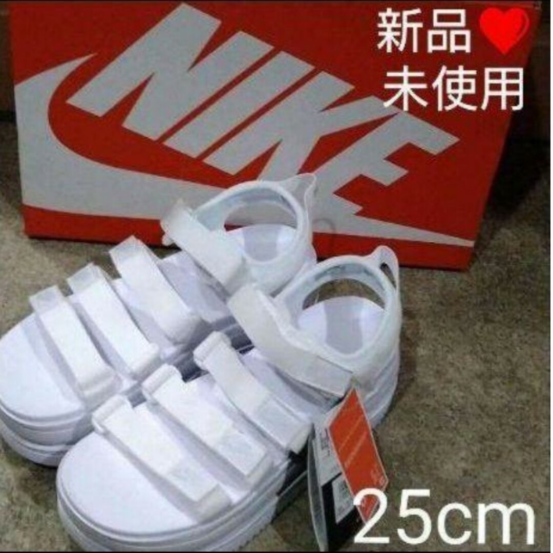 NIKE(ナイキ)の新品❤未使用 ナイキ スポーツサンダル スポサン NIKE ホワイト白 レディースの靴/シューズ(サンダル)の商品写真