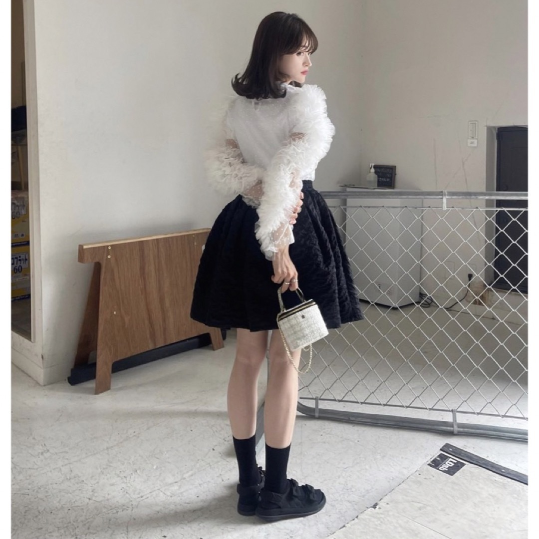 bibiy. ビビー LISA MINI SKIRT ブラックの通販 by いちごshop|ラクマ