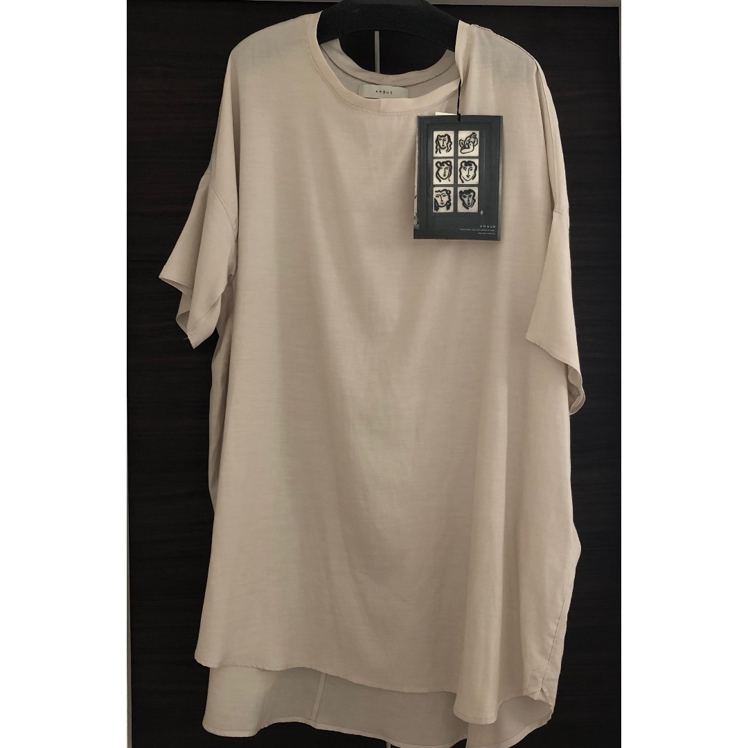 Tシャツ(半袖/袖なし) ARGUE - ORGANIC COTTON CUPRA FLOW T-SHIRTS BLOUS