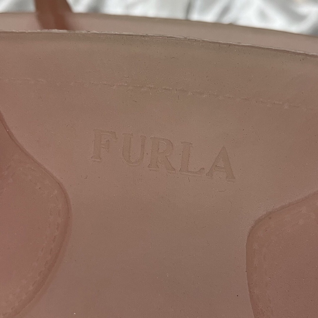 FURLA フルラトートバッグGUMMY FURLA ラバー　ピンク　イタリア製 1
