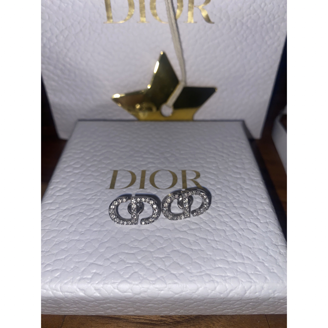 dior ピアス　シルバー