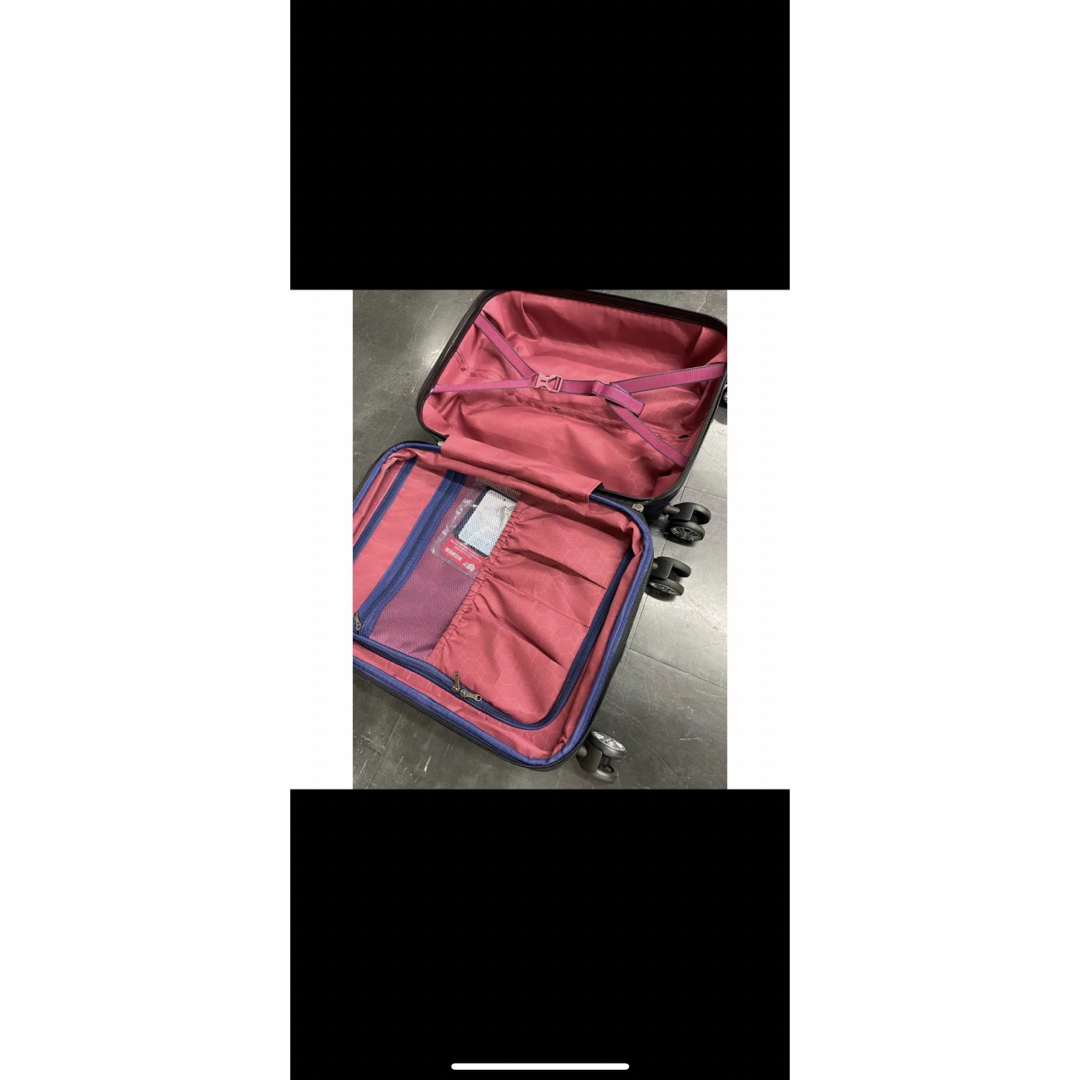キャリーケース 黒 Lサイズ 大容量 新品 拡張機能付き スーツケース 8