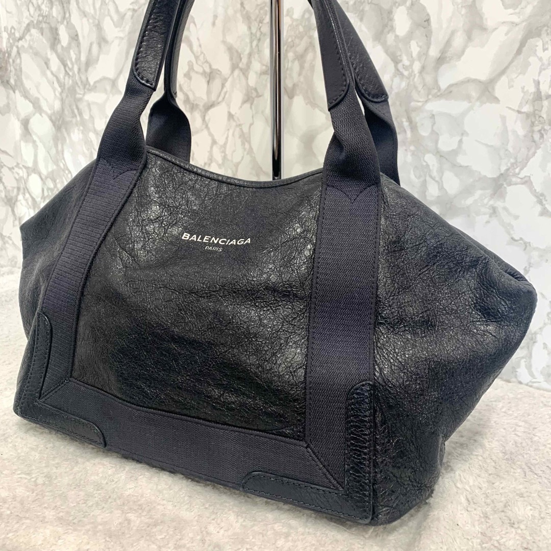 Balenciaga - バレンシアガ トートバッグ ✨美品✨ ネイビーカバス ...