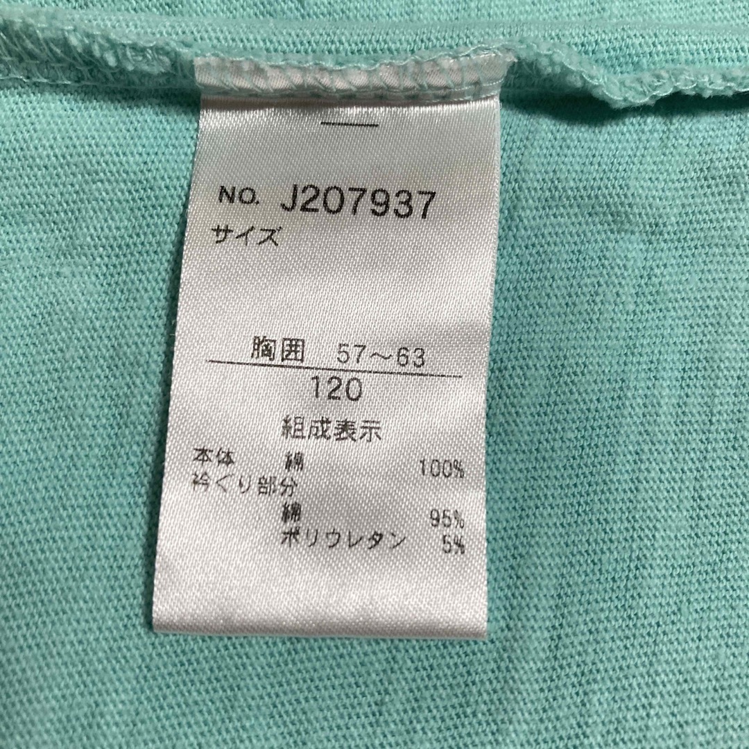 BREEZE(ブリーズ)のチョコミントアイス色 涼しい 120 BREEZE Tシャツ キッズ/ベビー/マタニティのキッズ服女の子用(90cm~)(Tシャツ/カットソー)の商品写真