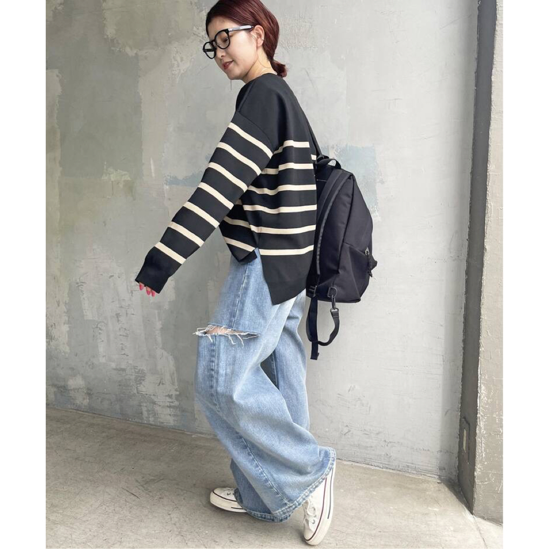 Spick & Span ウォッシャブルルーズクルーネックプルオーバー 1着でも Spick & Span ウォッシャブルルーズクルーネックプルオーバー 1着でも