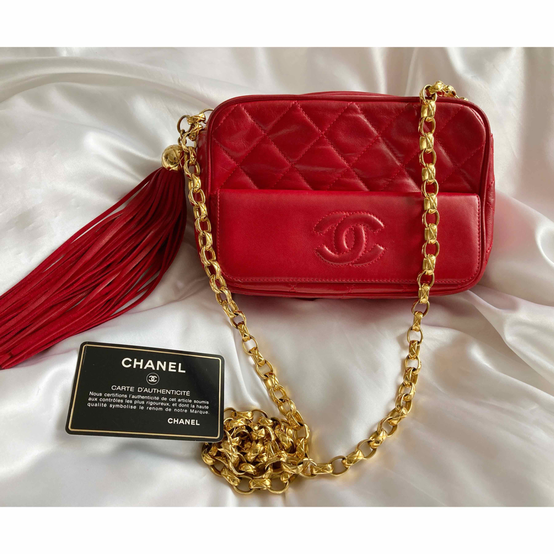 レディース希少　CHANEL シャネル　ミニマトラッセ  ビジュー　チェーンバッグ