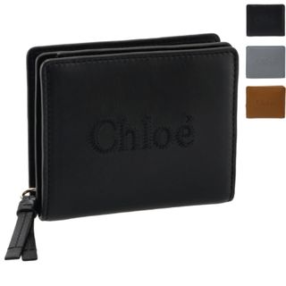 クロエ(Chloe)のクロエ CHLOE 財布 二つ折り CHLOE SENSE センス ロゴ 刺繍 コンパクトウォレット ミニ財布 CHC23SP867 I10(財布)