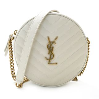 【限定価格】SAINT LAURENT PARIS サンローランパリ ショルダーバッグ ハンドバッグ スパンコール ビーズ ビジュー YSL ダブルチェーン ダイナソー 恐竜 498958 レザー    ブラック 黒 マルチカラー ゴールド金具 レディース【品】