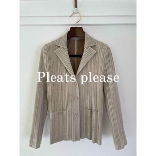 プリーツプリーズイッセイミヤケ(PLEATS PLEASE ISSEY MIYAKE)のPleats please プリーズプリーズ　プリーツジャケット　テーラード(テーラードジャケット)