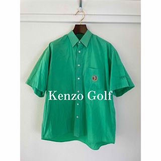 ケンゾー(KENZO)のKenzo Golf ケンゾー　ゴルフ　半袖シャツ　90s 刺繍　(シャツ)