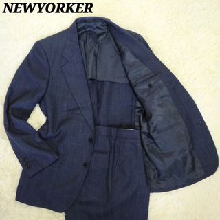 NEWYORKER - 41【美品】ニューヨーカー スーツ A8 メンズ 3L ブラック