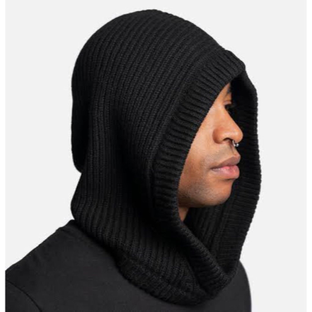 Rick Owens(リックオウエンス)のRick Owens HOOD BEANIE balaclava 22FW メンズの帽子(その他)の商品写真