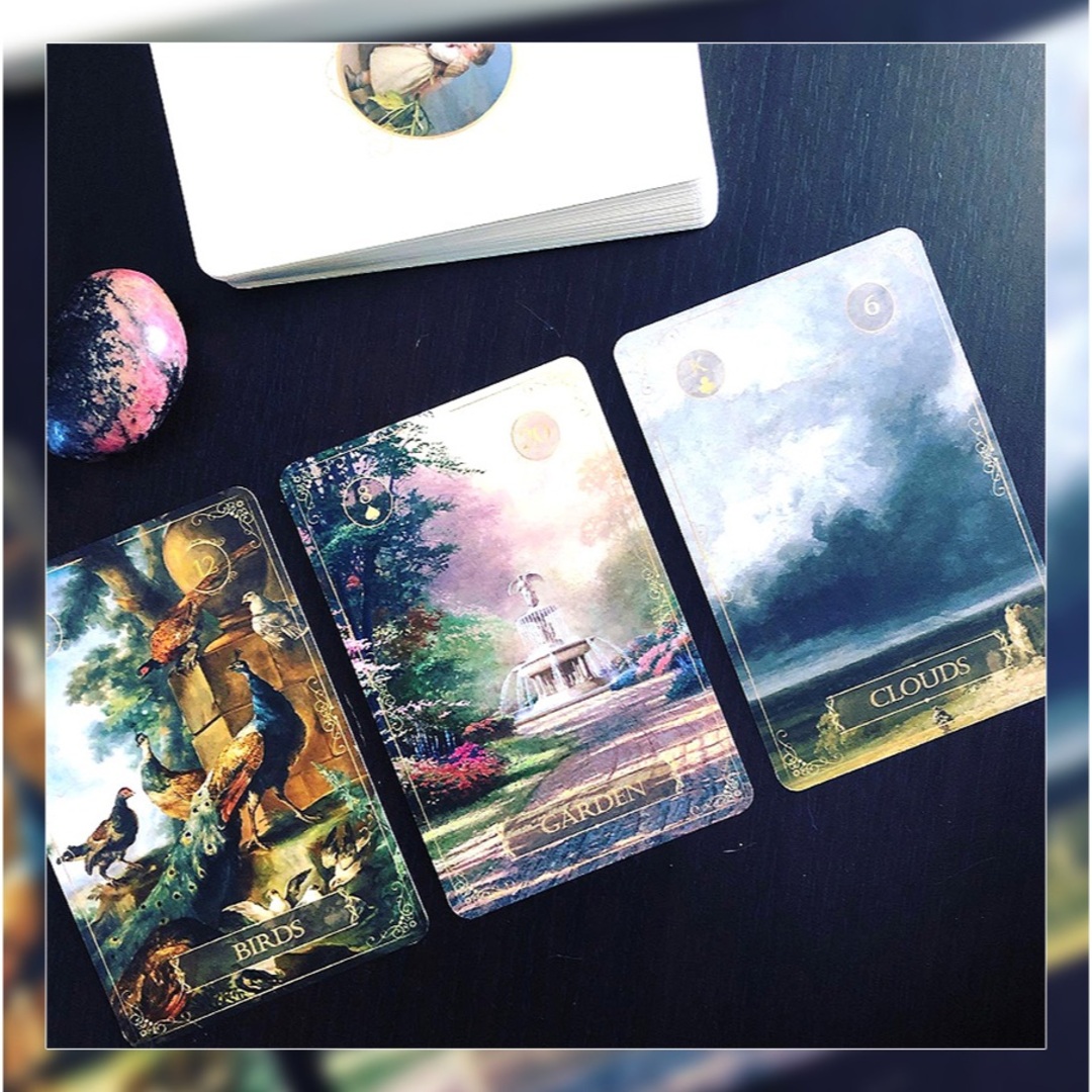 ✨希少な人気デッキ✨美しい絵画を使用した海外ルノルマンカード・タロットカード