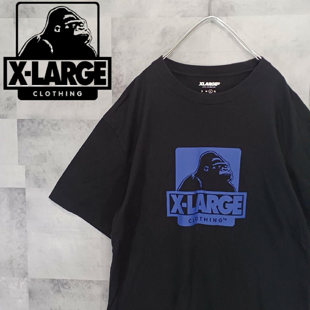 XLARGE エクストララージ メンズTシャツ ブラック ストリート L | フリマアプリ ラクマ