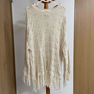 エイチアンドエム(H&M)のH&M レース編み　クロシェ(ニット/セーター)