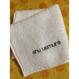 シュウウエムラ(shu uemura)のシュウウエムラ　タオルハンカチ　ロゴ刺繍w(ハンカチ)