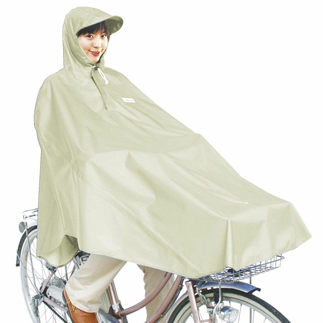 マルトMARUTO 自転車屋さんのポンチョ ベージュ D-3POOK