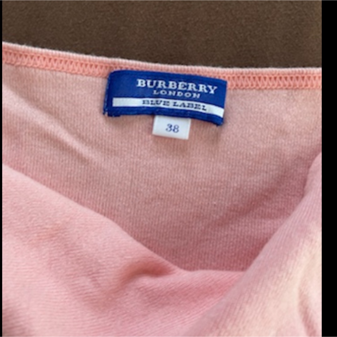 BURBERRY BLUE LABEL(バーバリーブルーレーベル)の【美品】　バーバリー　Burberry ブルーレーベル　正規　カットソー　 レディースのトップス(カットソー(半袖/袖なし))の商品写真