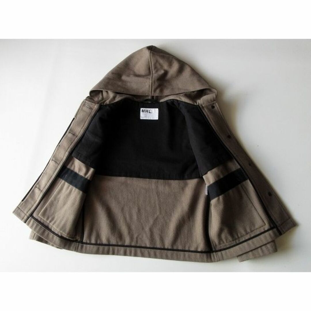 MHL. - MHL. BASIC MELTON フードジャケット ショートコート 1の MHL. - MHL. BASIC MELTON フードジャケット ショートコート 1の