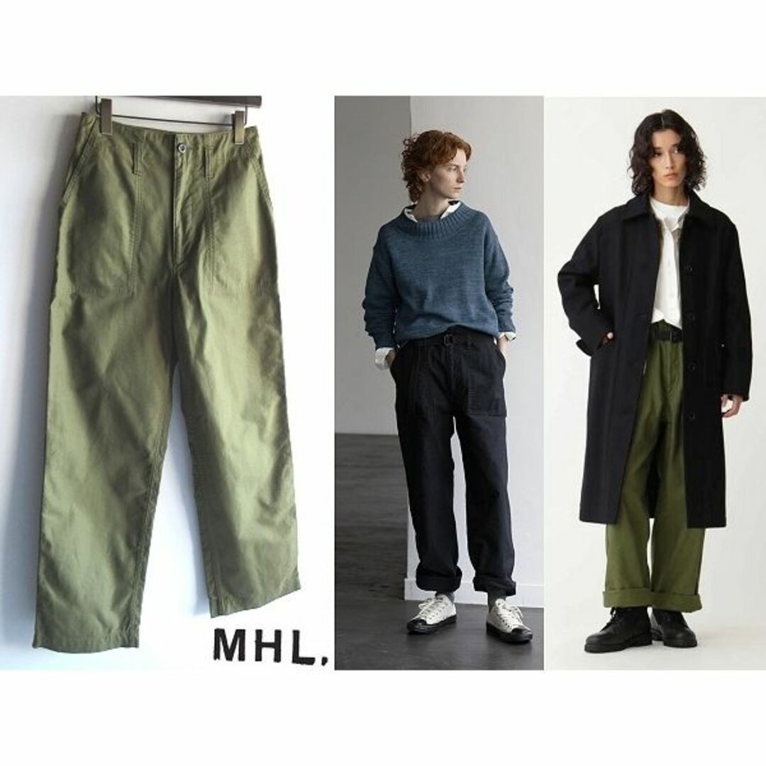 MHL. - 美品 MHL. 2022AW DENSE COTTON DRILL ワークパンツの通販 by