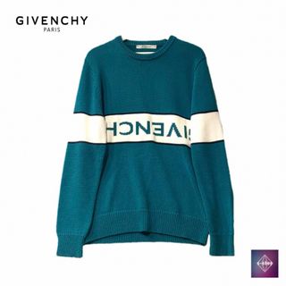 ジバンシィ(GIVENCHY)のGIVENCHY ジバンシィ ニット セーター トップス クルーネック グリーン(ニット/セーター)