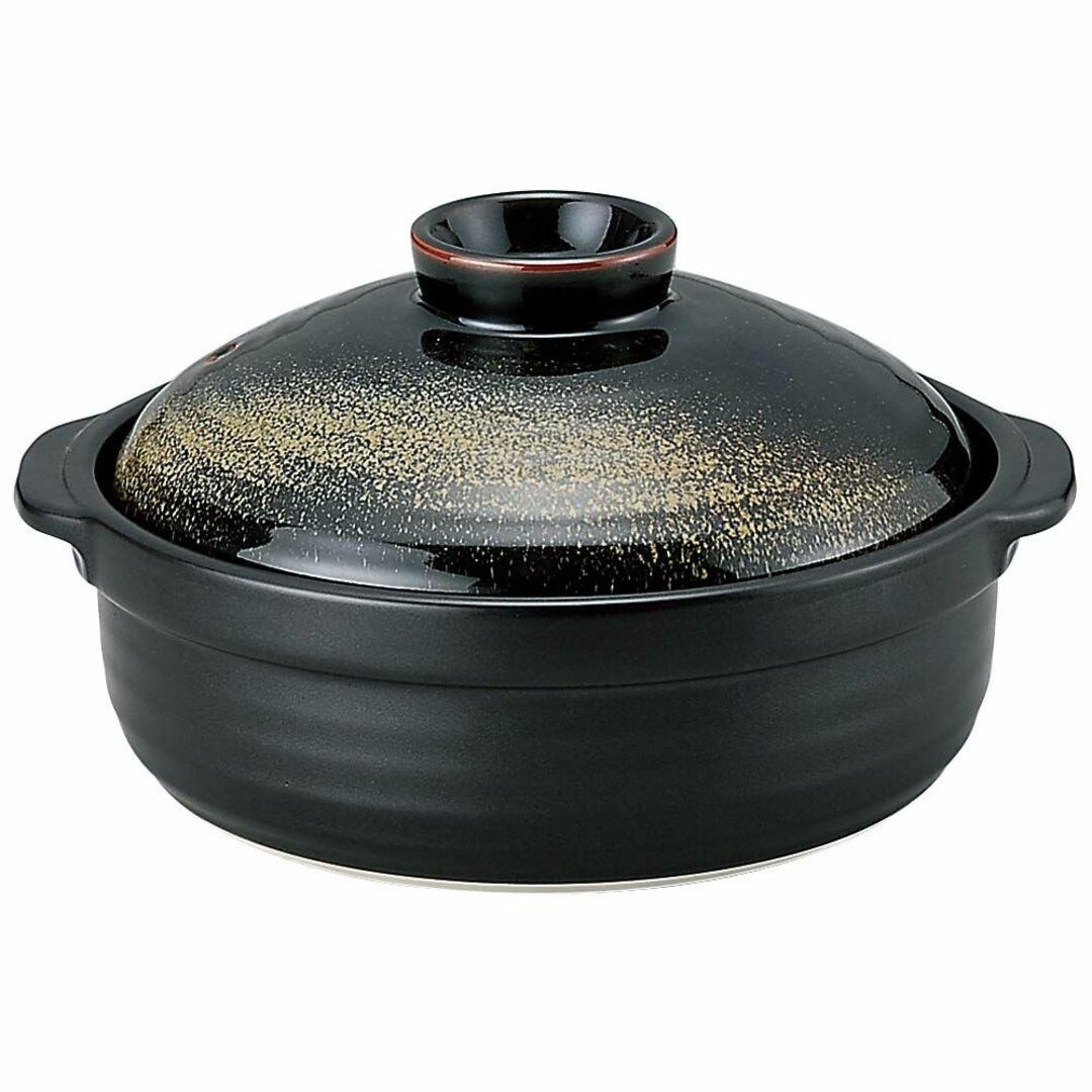 山下工芸 土鍋 陶器 21.9×19×11.1cm 和 なごみ 金華6号鍋 15
