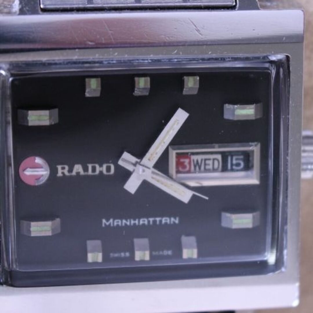 RADO(ラドー)の再値下げ☆ラドーマンハッタン ブラック OH済 1☆ メンズの時計(腕時計(アナログ))の商品写真