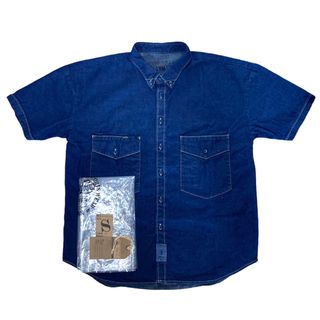 テンダーロイン　work shirt B.D シャンブレー　赤　Lサイズ