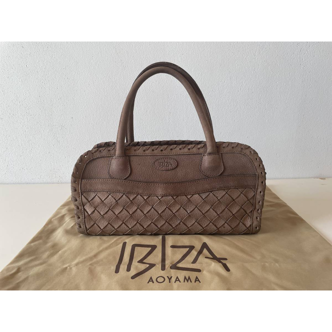 極美品◎日本製　IBIZA イビサ　レザーメッシュハンドバッグ　ミニボストン | フリマアプリ ラクマ