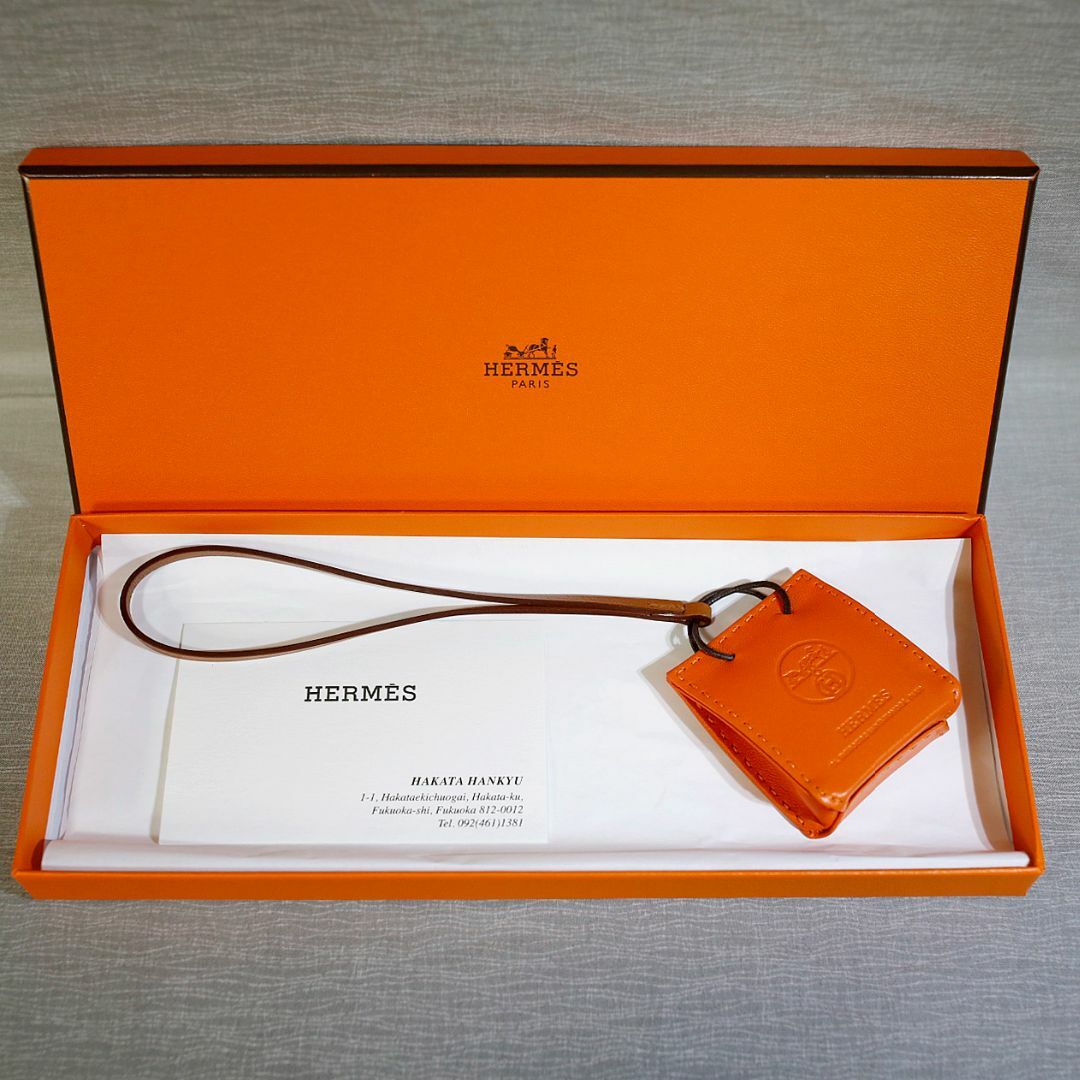 Hermes 新品未使用　チャーム　サックオランジュ