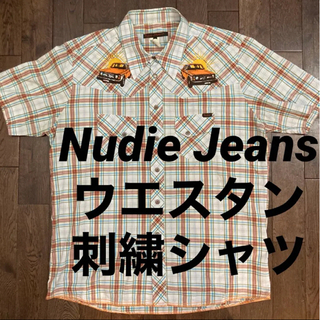 ヌーディジーンズ(Nudie Jeans)のNudie Jeansヌーディージーンズ刺繍ウエスタンシャツ(シャツ)