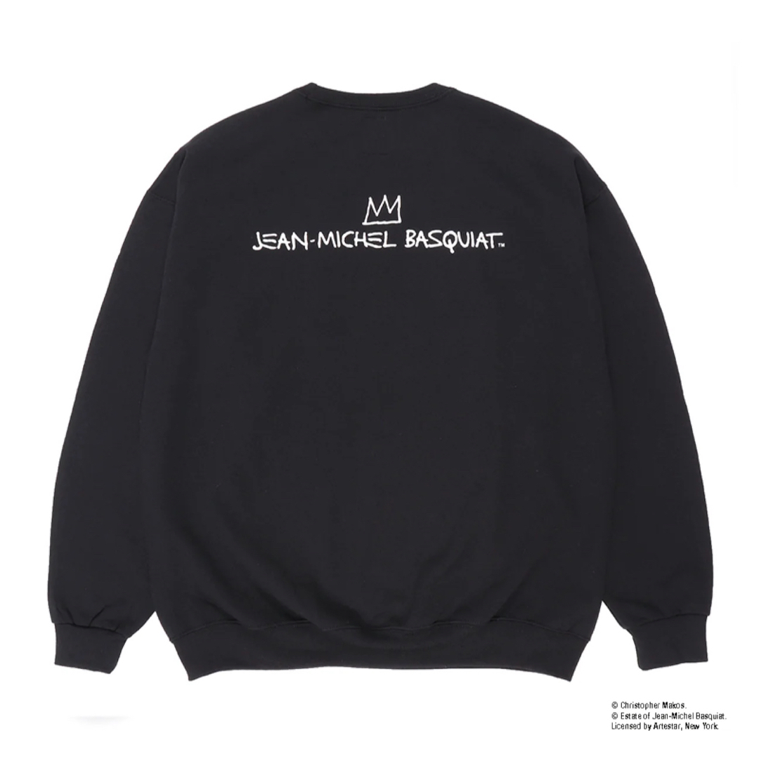 WACKO MARIA(ワコマリア)のWACKO MARIA BASQUIAT SWEAT SHIRT バスキア　黒 メンズのトップス(スウェット)の商品写真