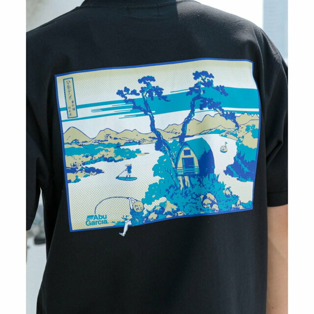 URBAN RESEARCH DOORS(アーバンリサーチドアーズ)の【WHITE】【L】『別注』Abu Garcia*EKAL UKIYO-E T-SHIRTS メンズのトップス(Tシャツ/カットソー(半袖/袖なし))の商品写真