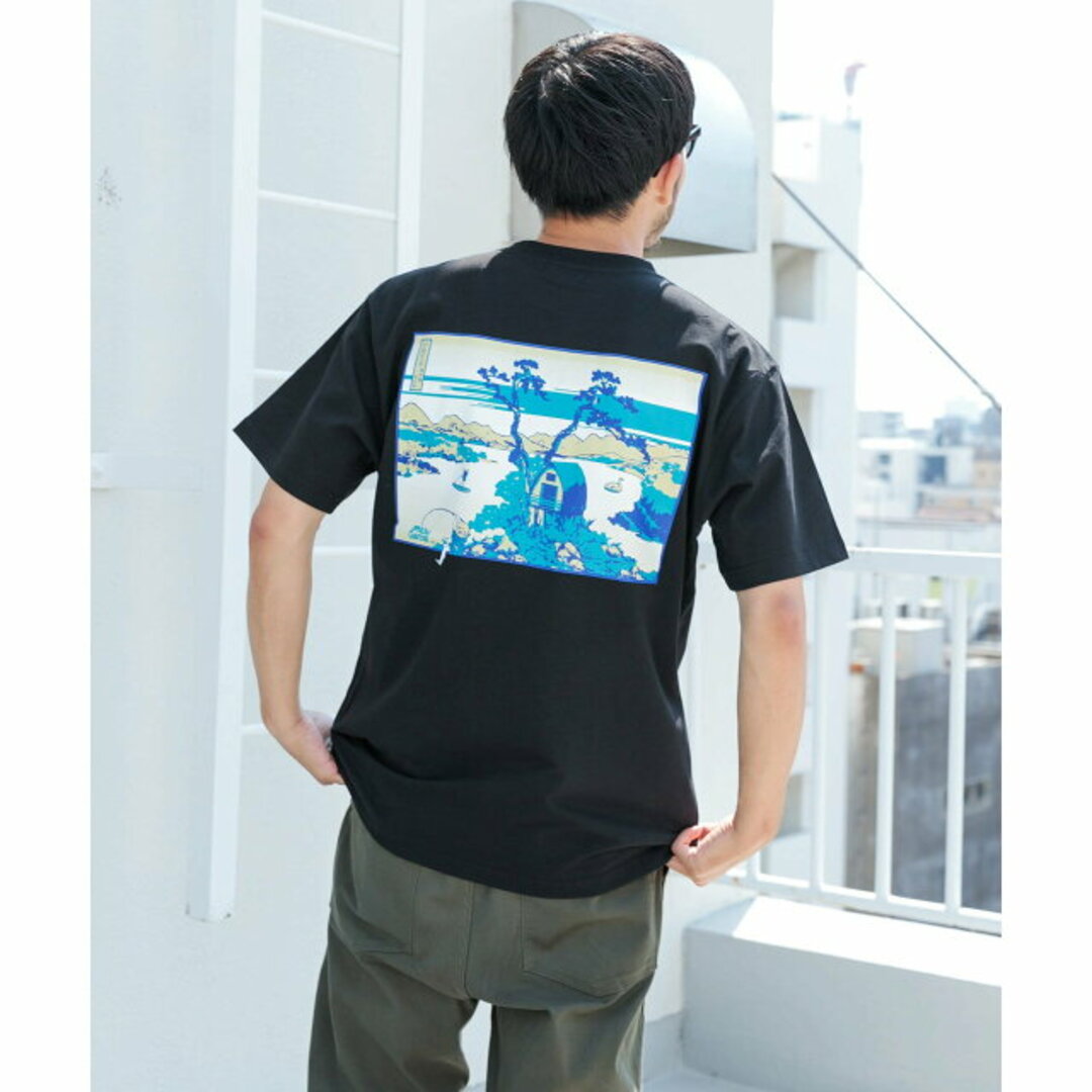 URBAN RESEARCH DOORS(アーバンリサーチドアーズ)の【WHITE】【M】『別注』Abu Garcia*EKAL UKIYO-E T-SHIRTS メンズのトップス(Tシャツ/カットソー(半袖/袖なし))の商品写真