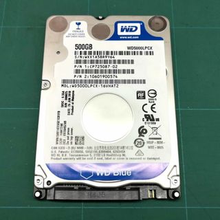 ウェスタンデジタル(Western Digital)の2.5インチHDD WD5000LPCX 500GB SATA ①(PCパーツ)