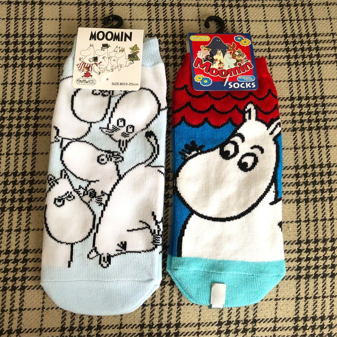 MOOMIN(ムーミン)のムーミンソックス 2足セット レディースのレッグウェア(ソックス)の商品写真