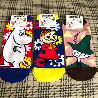 ムーミン(MOOMIN)のムーミンソックス 3足セット リトルミィ スナフキン(ソックス)